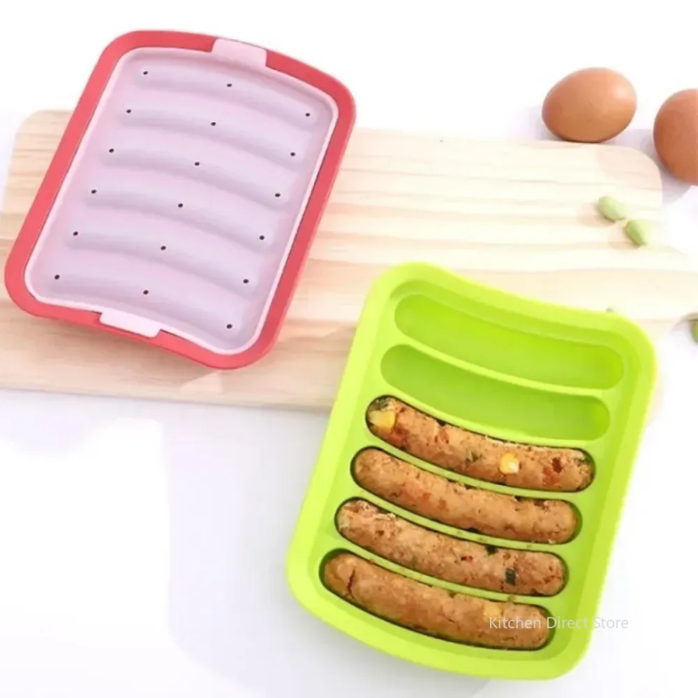 Sausage Maker Mould 6 Grids Si - Hot Dog Press 评论和价格