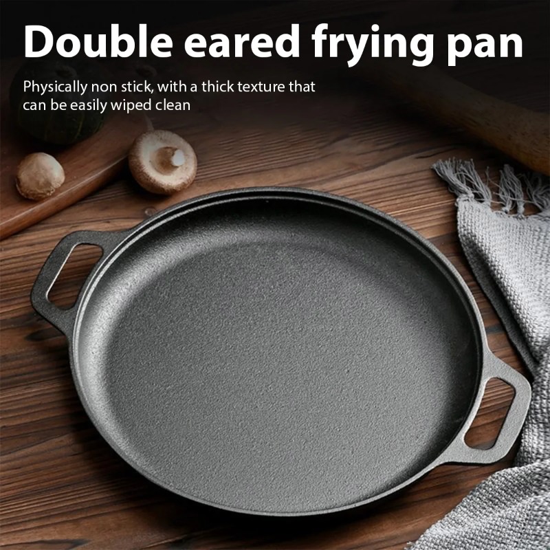 Cast Iron Frying Pan Non-stick - Danish Pancake Pan 评论和价格
