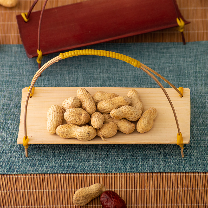 Handwoven Bamboo  Tea Tray Wed - Dim Sum Basket 评论和价格