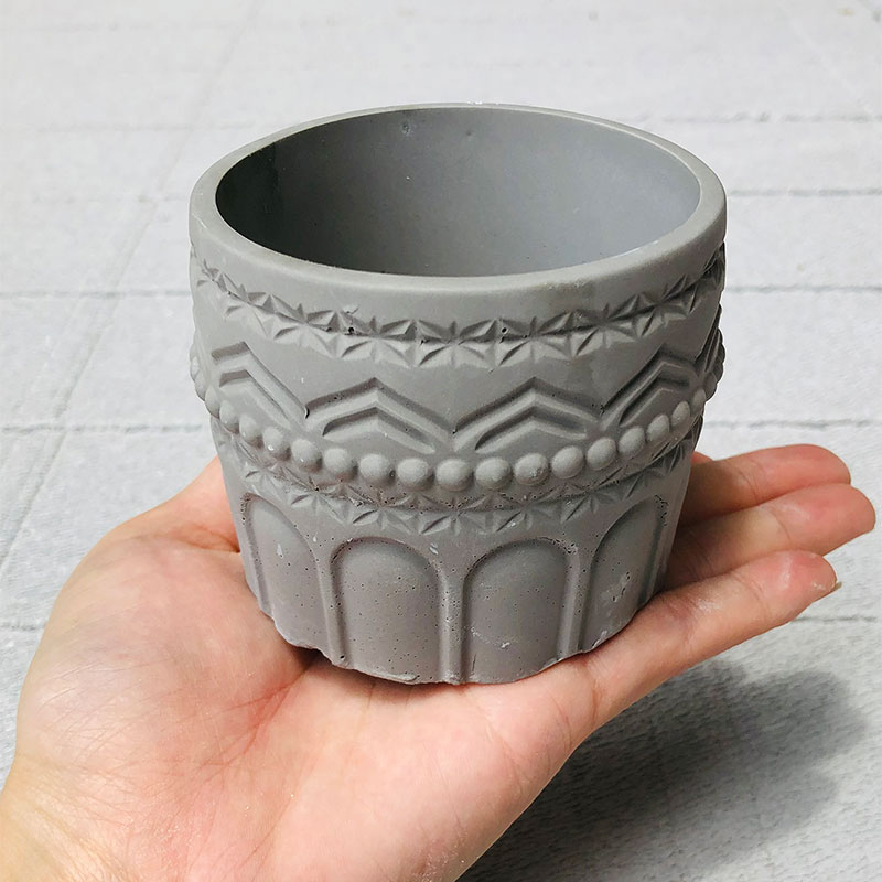 Oval Cement Flowerpot Silicone - Potsticker Mold 评论和价格