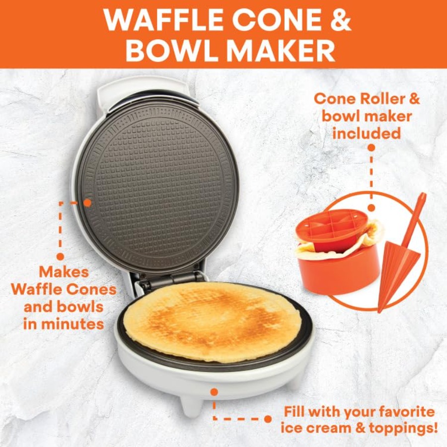 Waffle Cone and Bowl Maker wit - Waffle Cone Maker 评论和价格