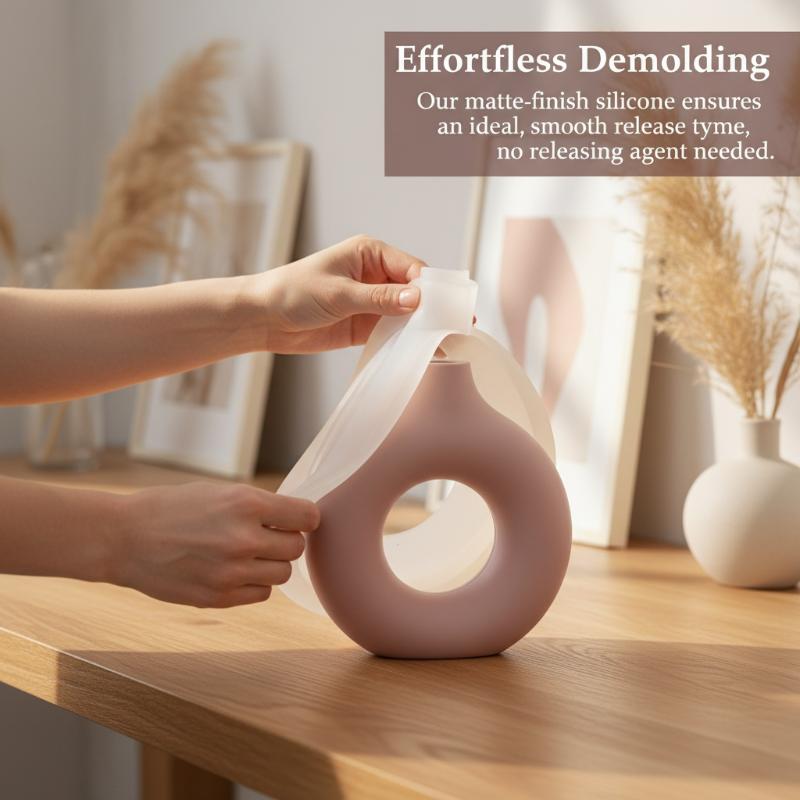 Nordic Donut Shape Vase Silico - Donut Mold Silicone 评论和价格