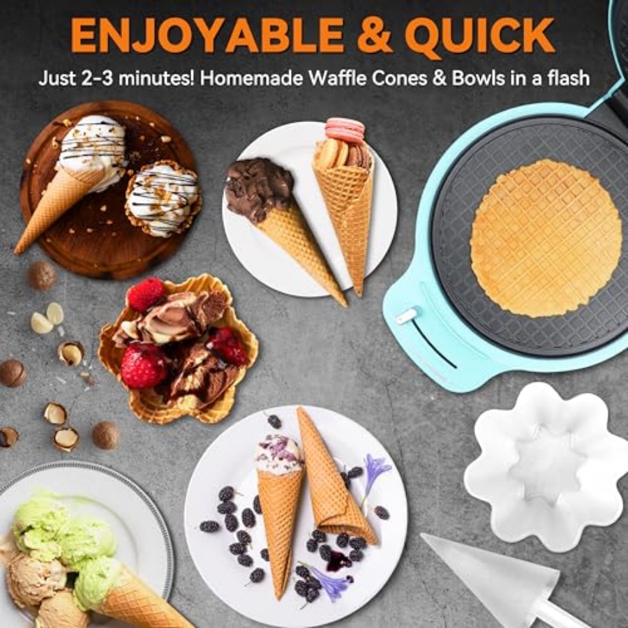 Waffle Cone Maker Machine with - Waffle Cone Maker 评论和价格