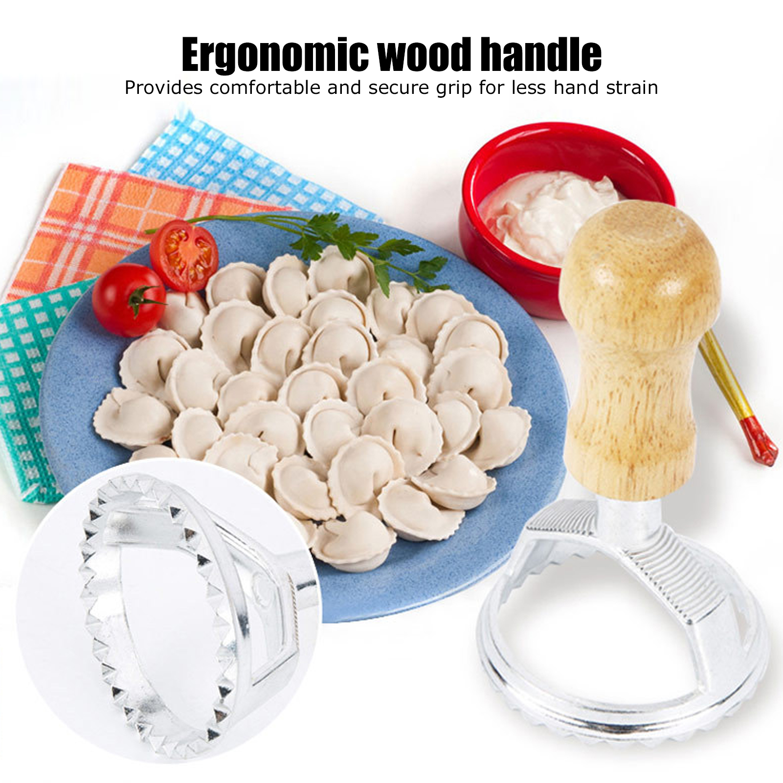 Dumpling Maker, Pastry Press M - Dumpling Press Set 评论和价格