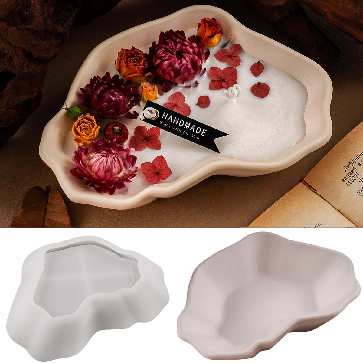 Irregular Candle Bowl Silicone - Potsticker Mold 评论和价格