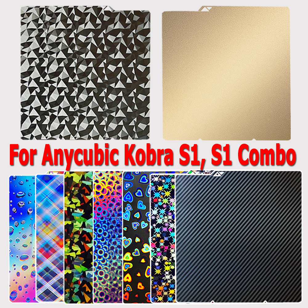 Build Plate for Anycubic Kobra - Crepe Pan Carbon 评论和价格