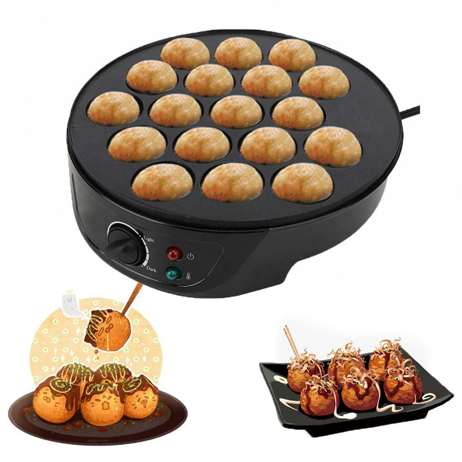 220V Baking Machine Household  - Takoyaki Grill Plate 评论和价格