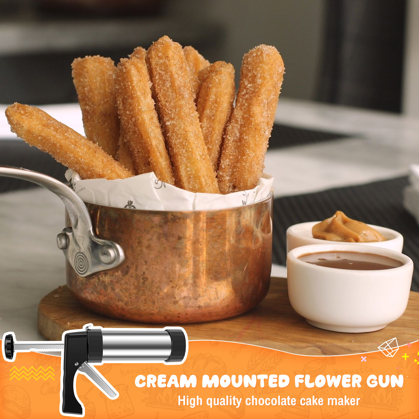 Diy Churro Maker Machine And C - Churros Maker Gun 评论和价格