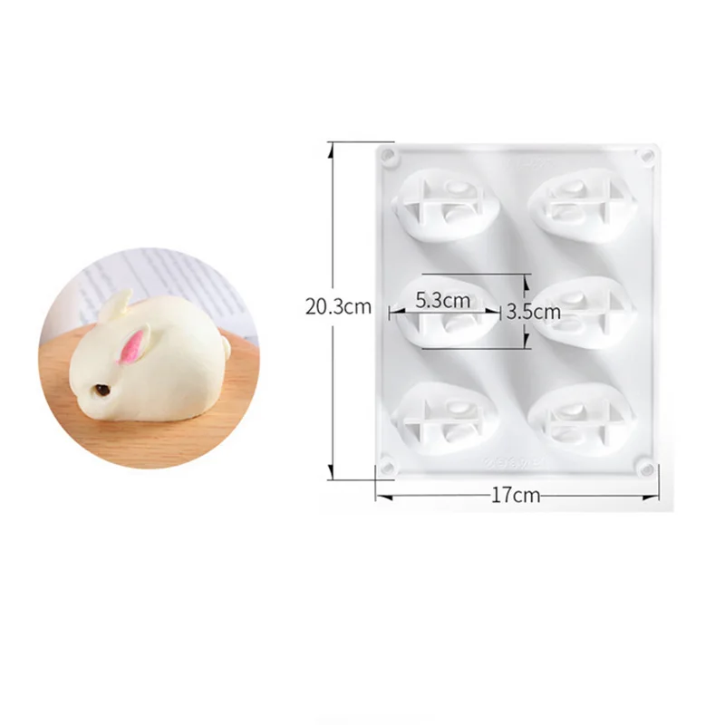 Silicone 3D Bunny Rabbit Cake  - Bunny Cake Mold 评论和价格