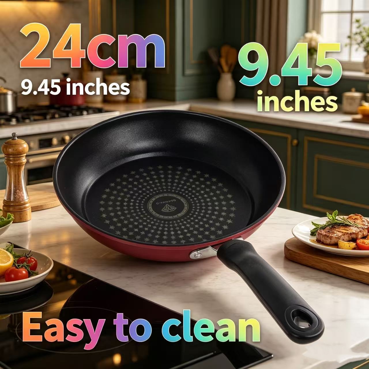 Premium Granite Non Stick Fryi - Egg Waffle Pan 评论和价格