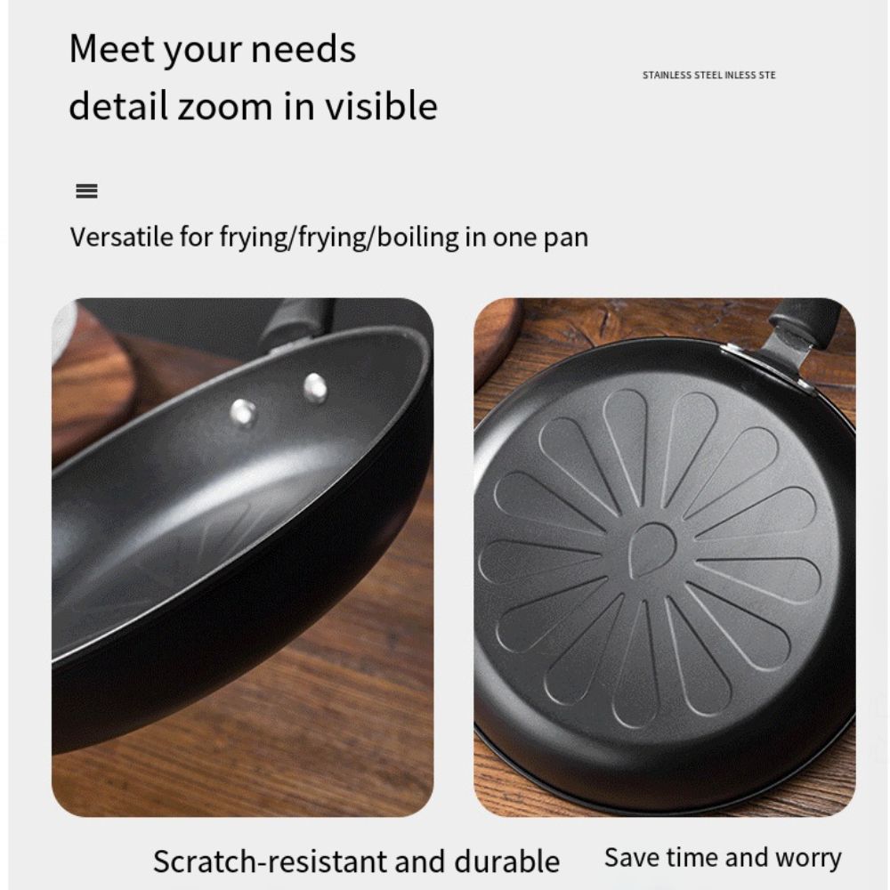 Round Egg Frying Pan 12/18/26/ - Egg Waffle Pan 评论和价格