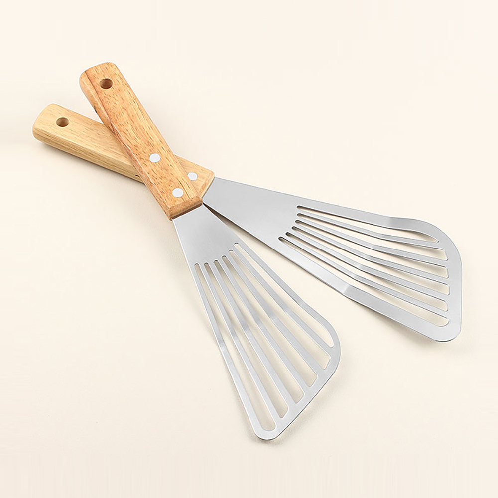 1PC Stainless Steel Fish Fryin - Okonomiyaki Spatula 评论和价格