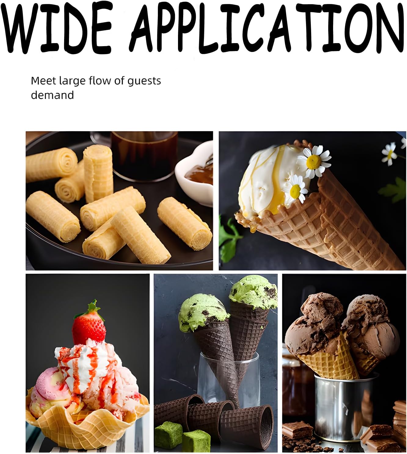 110V Commercial Double Station - Waffle Cone Maker 评论和价格