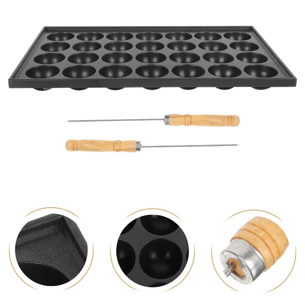 28 Holes Durable Nonstick Tako - Takoyaki Grill Plate 评论和价格