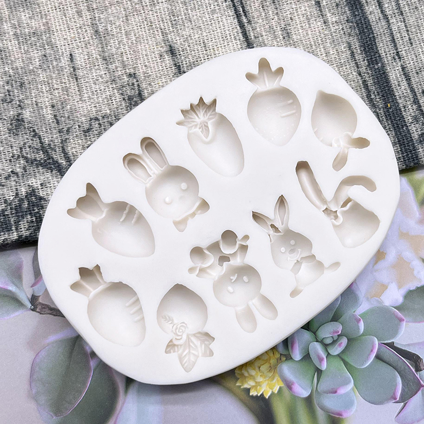 Easter Bunny Rabbit Radish Sil - Bunny Cake Mold 评论和价格