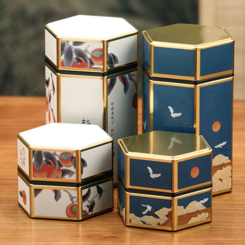 Creative Hexagonal Teapot Tin  - Cast Iron Corn 评论和价格