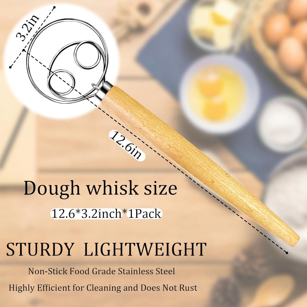 Danish Dough Whisk Stainless S - Danish Pancake Pan 评论和价格