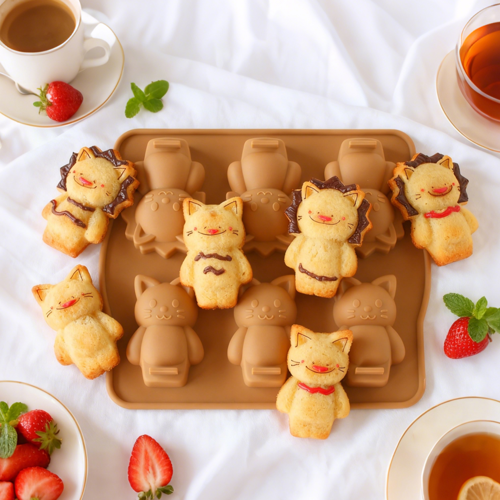 Chocolate Silicone Mold Multi- - Bunny Cake Mold 评论和价格