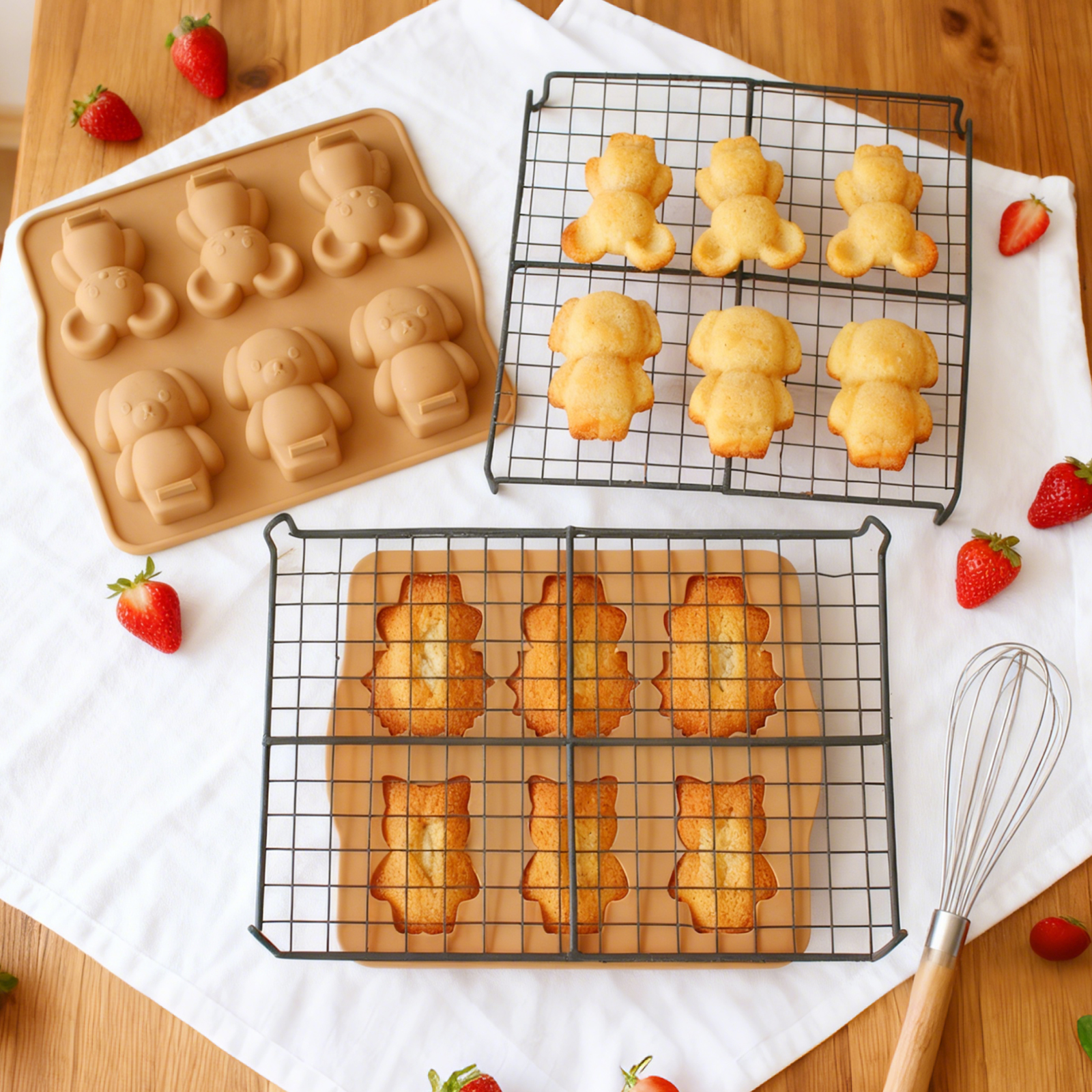 Chocolate Silicone Mold Multi- - Bunny Cake Mold 评论和价格