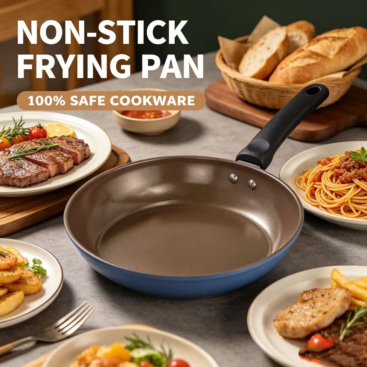 9.45 Inch Non-Stick Frying Pan - Egg Waffle Pan 评论和价格