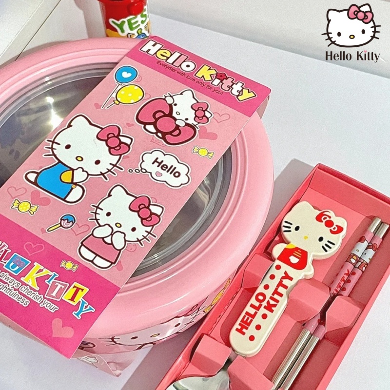 Cute Hello Kitty Stainless Ste - Dim Sum Basket 评论和价格