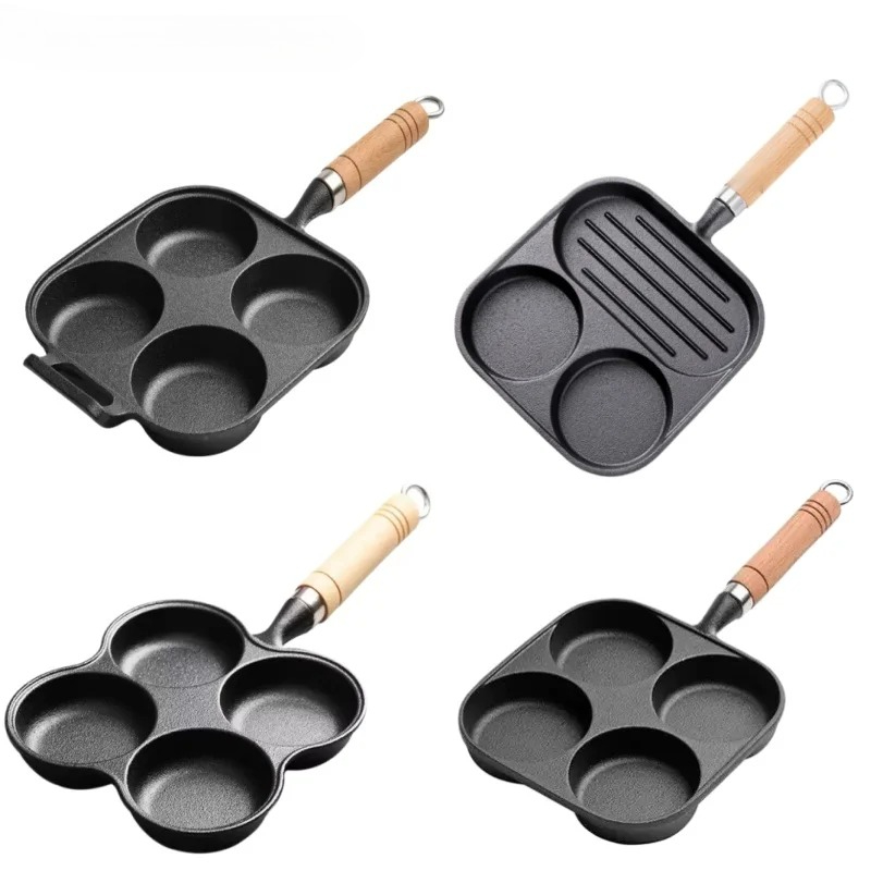JUSTINLAU 2/4-Hole Omelette Po - Egg Waffle Pan 评论和价格