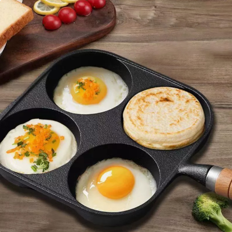 JUSTINLAU 2/4-Hole Omelette Po - Egg Waffle Pan 评论和价格
