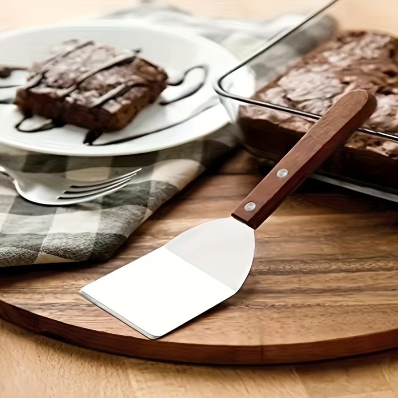 1pc, Brownie Spatula, Metal Br - Okonomiyaki Spatula 评论和价格