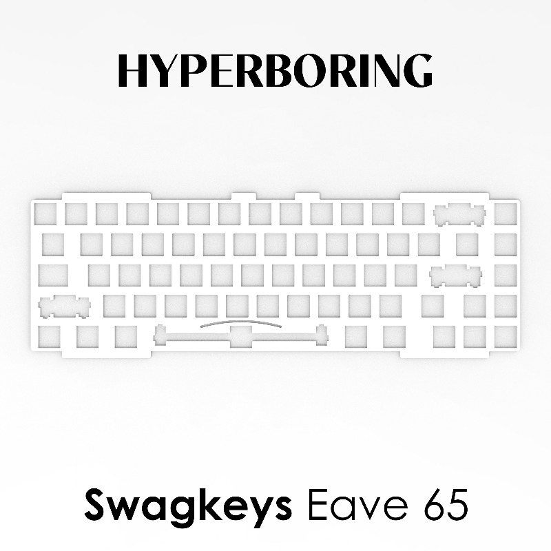 Swagkeys Eave65 Keyboard Posit - Crepe Pan Carbon 评论和价格