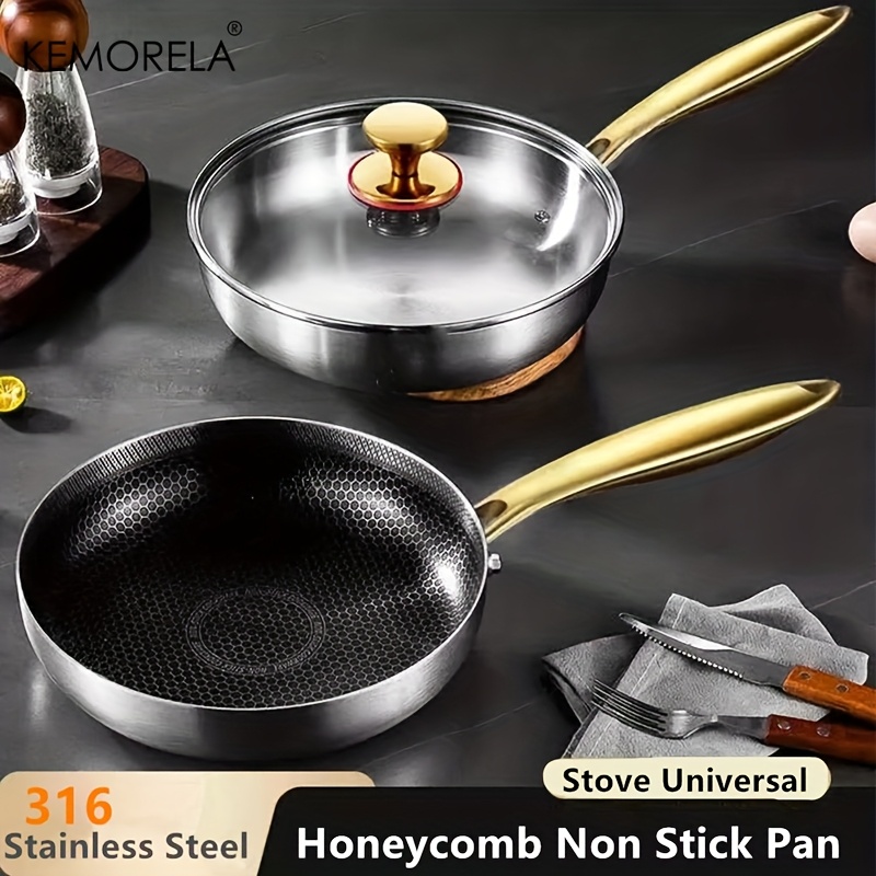 316 Stainless Steel Frying Pan - Danish Pancake Pan 评论和价格