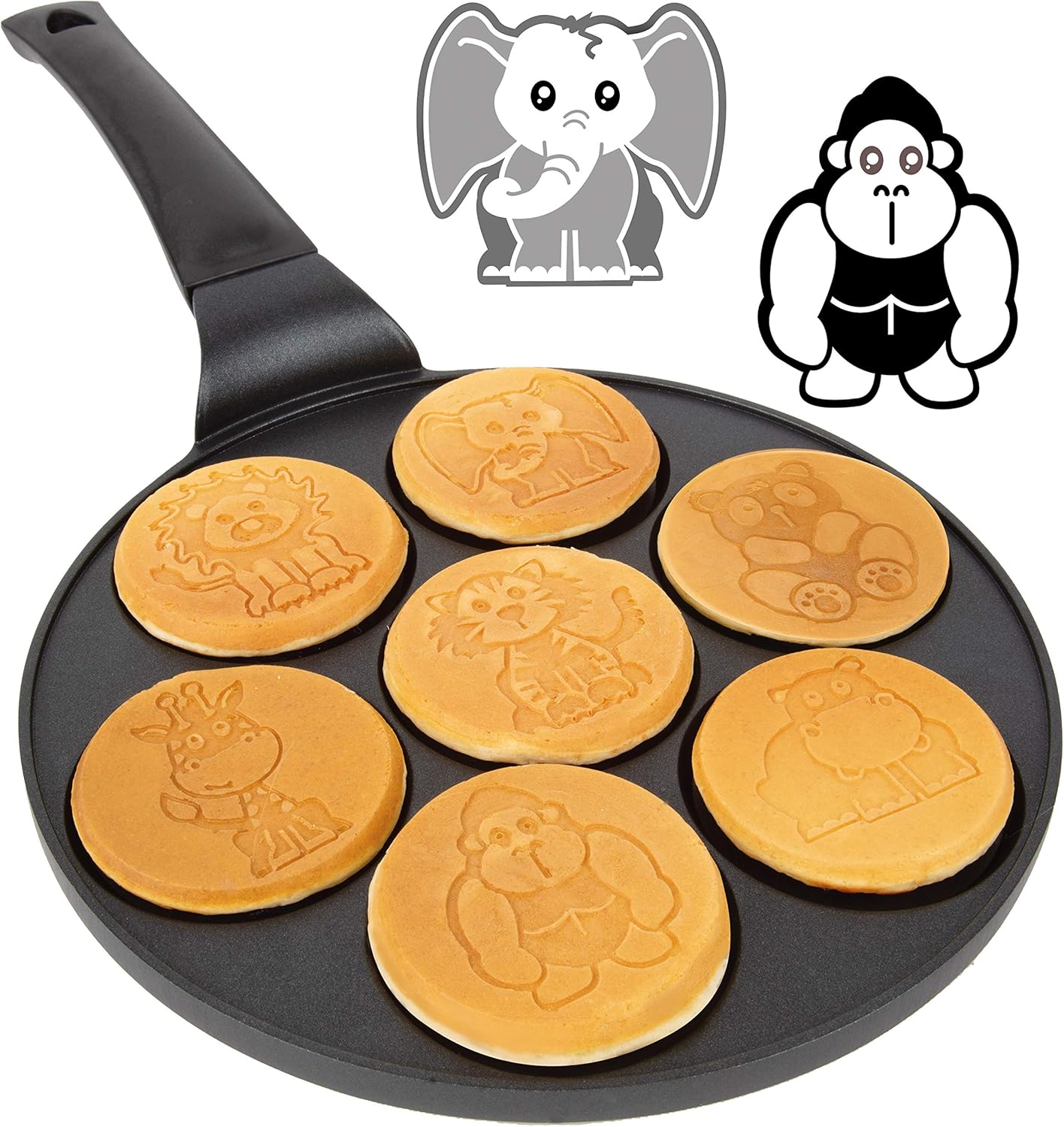Animal Mini Pancake Pan - Make - Mini Pancake Griddle 评论和价格